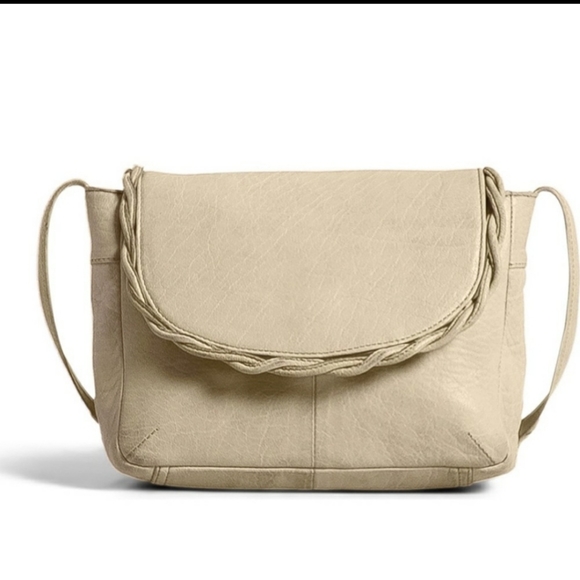 Day and Mood Fiona Leather Ivory Shoulder Bag NEW - Picture 9 of 9